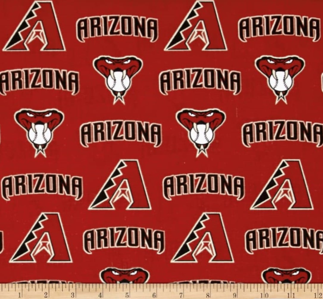 Arizona Diamondbacks MLB Baseball Logo Fabric Traditions Cotton Fabric