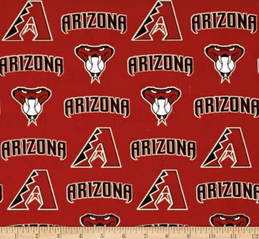 Arizona Diamondbacks MLB Baseball Logo Fabric Traditions Cotton Fabric