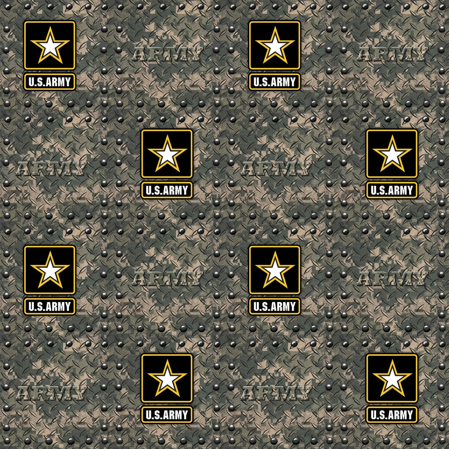 Army Military Grate Sykel Cotton Fabric