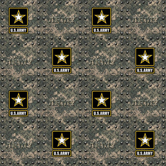 Army Military Grate Sykel Cotton Fabric