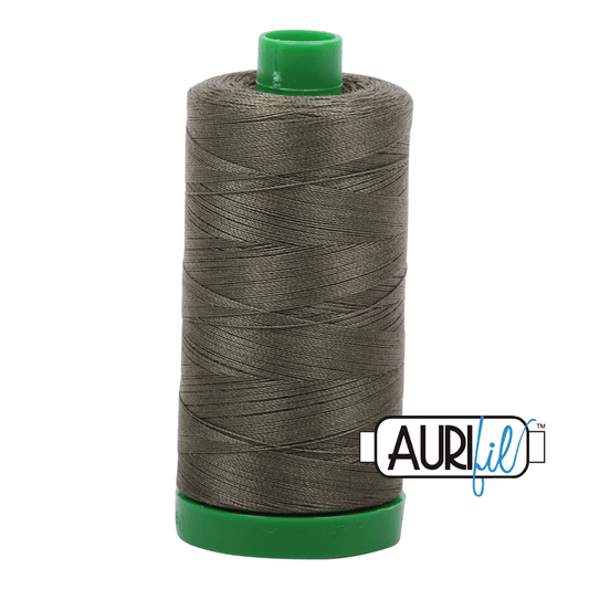 Army Green 40 wt 1094 yd Large Spool Aurifil Cotton Quilting Thread AF-MK40SC6-2905