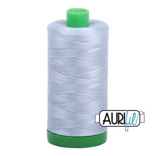 Artic Sky Blue Grey 40 wt 1094 yd Large Spool Aurifil Cotton Quilting Thread AF-MK40SC6-2612