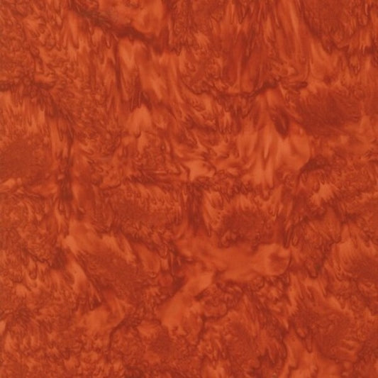 Artisan Batiks Prisma Dyes Redwood Red Orange Lunn Studios Robert Kaufman Cotton Fabric