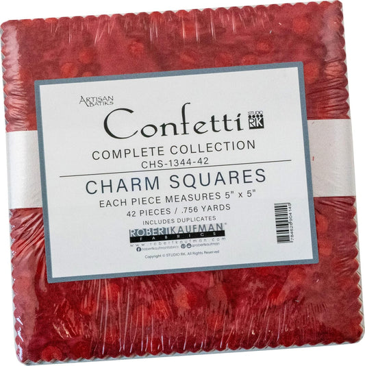 Artisan Batiks Confetti 5" Squares 42 pcs Robert Kaufman Fabrics Cotton Fabric RK-CHS-1344-42