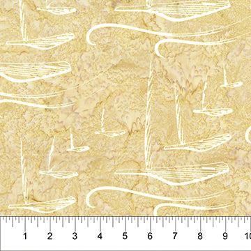 At the Pier Sailboard Light Olive Banyan Batiks Cotton Batik Fabric BB-80377-30