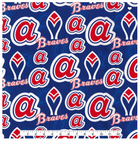 Atlanta Braves MLB Baseball Cooperstown Fabric Traditions Cotton Fabric