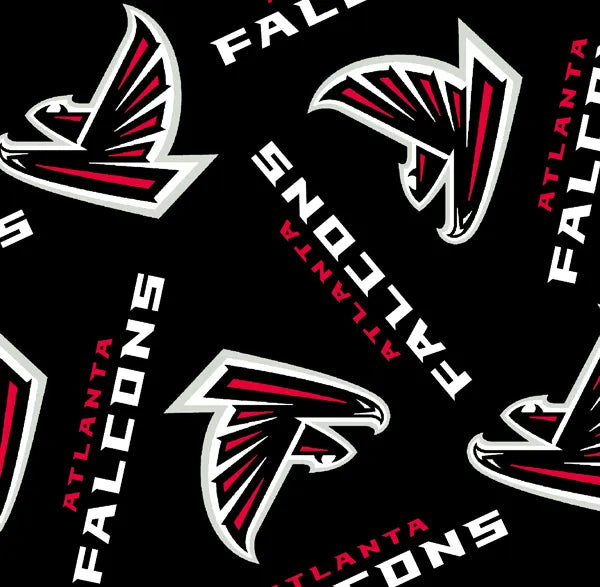 Atlanta Falcons NFL Football Logo Fabric Traditions Polyester Fleece Fabric NFL-6236-D