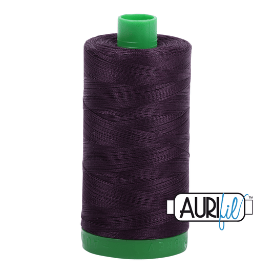Aubergine Purple 40 wt 1094 yd Large Spool Aurifil Cotton Quilting Thread AF-MK40SC6-2570