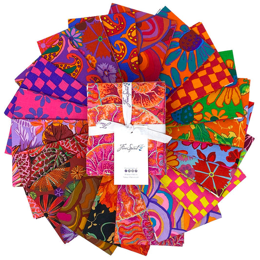 August 2024 Hot Fat Quarter Bundle 18"x21" 20 pcs Kaffe Fassett Collective Free Spirit Cotton Fabric