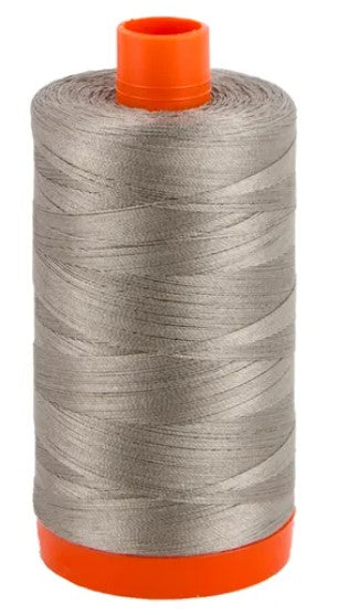 Earl Gray Aurifil Cotton Quilting Thread 50 wt. 1300m 1422y Spool