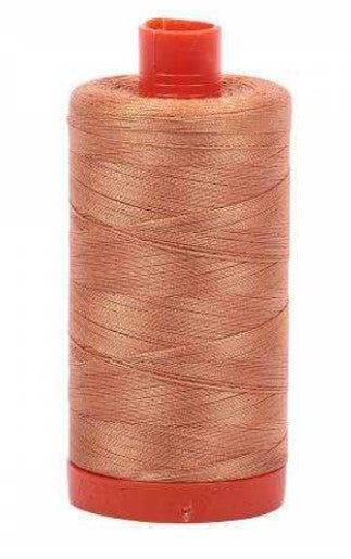 Caramel Aurifil Cotton Quilting Thread 50 wt.1300m 1422y Spool