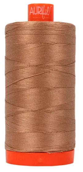 Cafe' au Lait Aurifil Cotton Quilting Thread 50 wt.1300m 1422y Spool