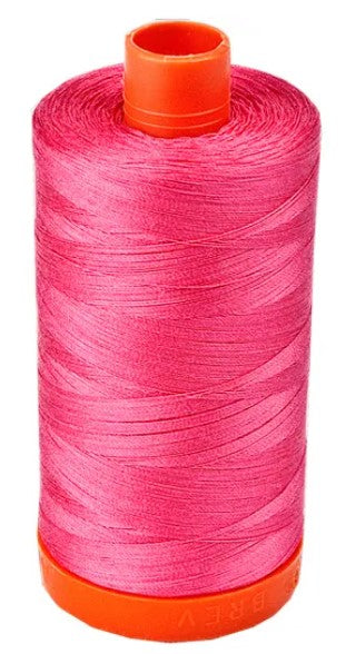 Blossom Pink Aurifil Cotton Quilting Thread 50 wt. 1300m 1422y Spool