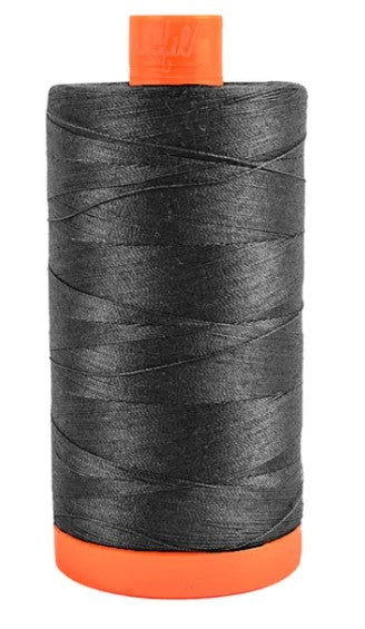 Pewter Grey Aurifil Cotton Quilting Thread 50 wt. 1300m 1422y Spool