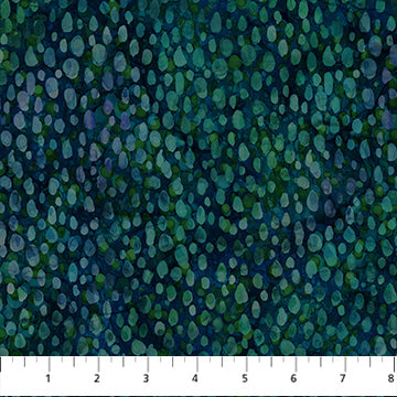 Autumn Breeze Pebble Texture Dark Teal Deborah Edwards and Melanie Samra Cotton Fabric NC-DP28063-68