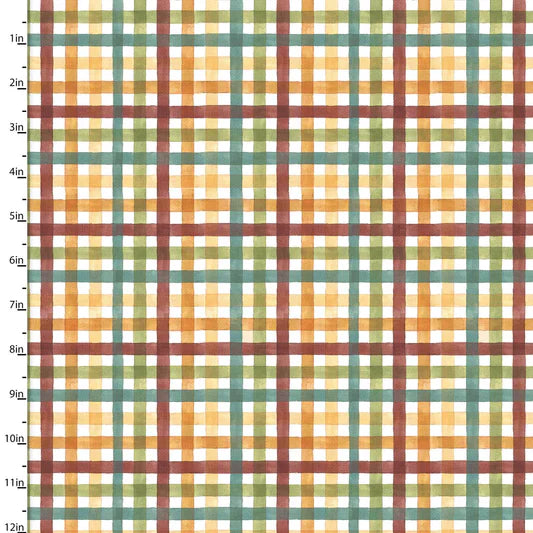 Autumn Days Autumn Plaid Multi 3 Wishes Cotton Fabric 3W-23667-MLT