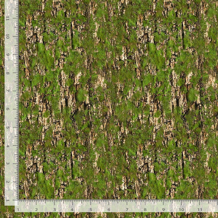 Autumn Mist Mossy Bark Texture Moss Green Timeless Treasures Cotton Fabric TT-NATURE-CD4209-MOSS