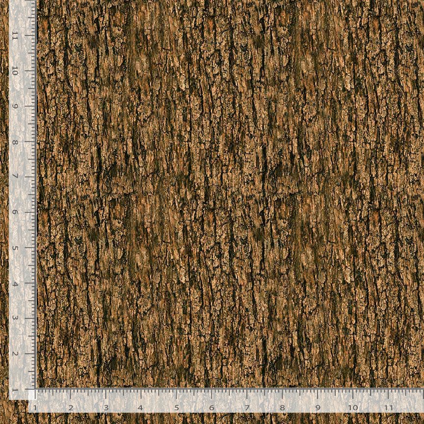 Autumn Mist Tree Bark Texture Brown Timeless Treasures Cotton Fabric TT-NATURE-CD4208-BROWN