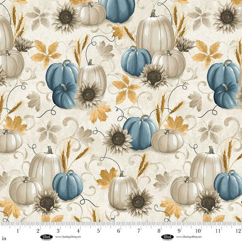 Autumn Vibes Motif Allover Multi Running Wild Art Studio Blank Quilting Cotton Fabric BQ-4071-42