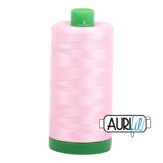 Baby Pink 40 wt 1094 yd Large Spool Aurifil Cotton Quilting Thread AF-MK40SC6-2423