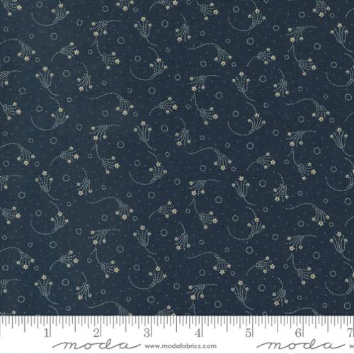 Back To Basics Daisy Swirl Blenders Stars Dots Blueberry Kansas Troubles Quilters Moda Cotton Fabric