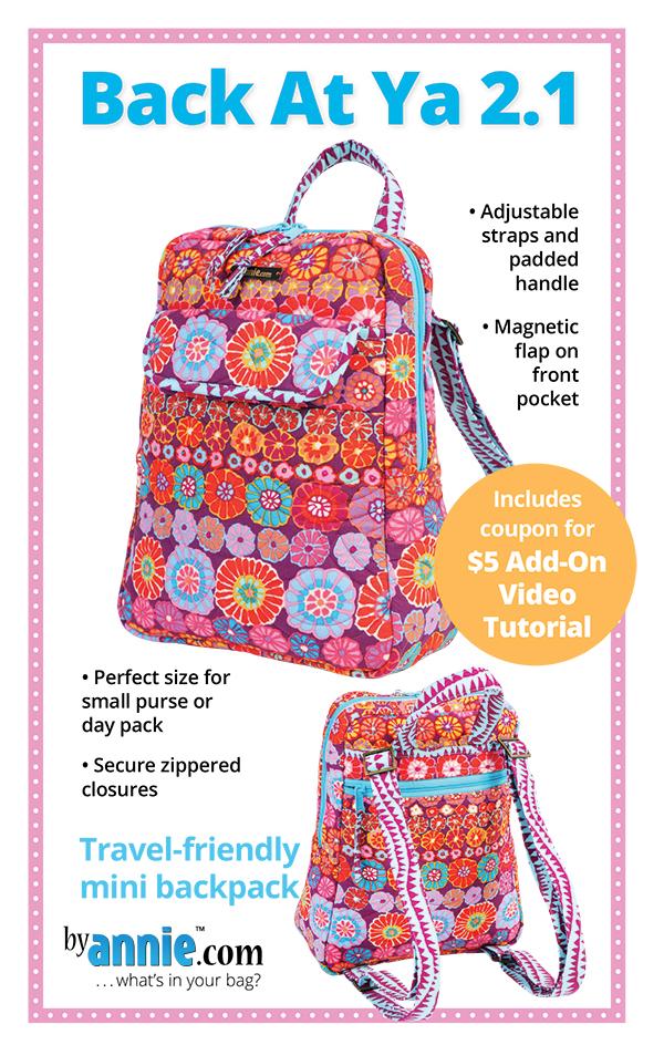 Back at Ya 2.1 Bag/ Tote Pattern Unrein - Annie Patterns by Annie's PBA-226-2.1