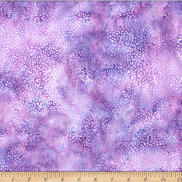 Bali Batik Fresh Meadow Hoffman Challenge Ditsy Petals Tupelo Purple Hoffman Fabrics Cotton Fabric