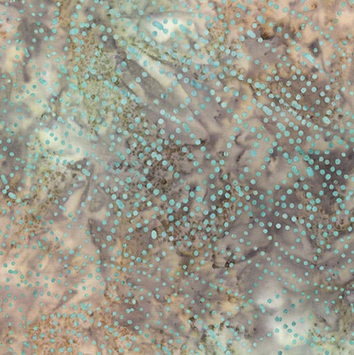 Bali Dot Craze Batik Dot Wave Stone Grey Benartex Cotton Fabric BE-9282-72