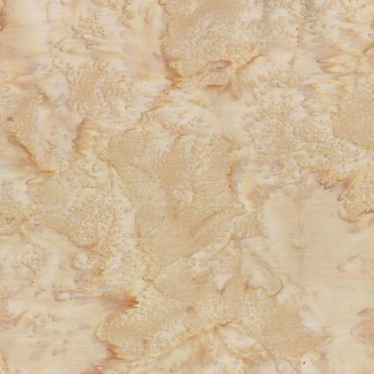 Bali Watercolors Funnel Cake Tan Hoffman Cotton Batik Fabric HF-1895-485