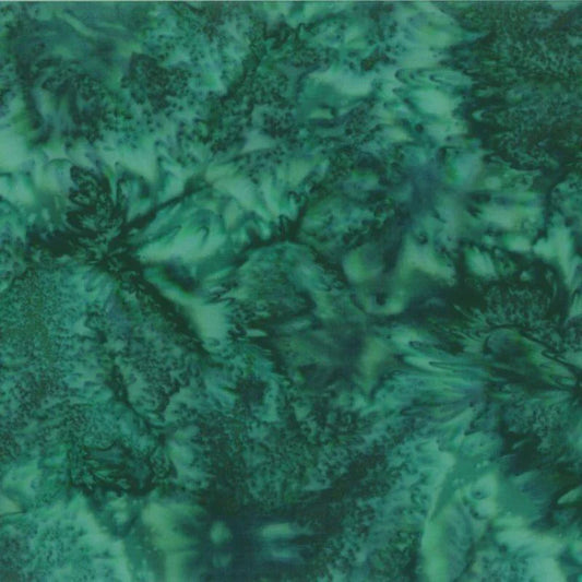 Bali Watercolors Mallard Green Hoffman Cotton Batik Fabric HF-1895-272