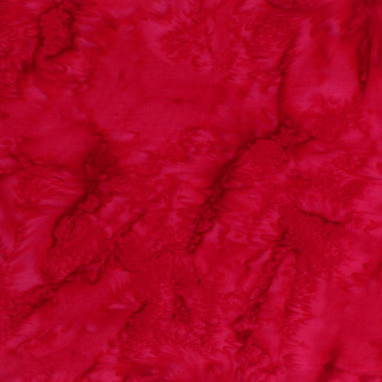 1895 Bali Watercolors Batiks Red Hoffman Cotton Batik Quilting Fabric HF-1895-5 | US Fabric Shop