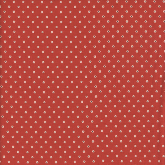 Bandana Bliss Ditsy Red Smithsonian Institution Marcus Fabrics Cotton Fabric MF-R651599D-RED