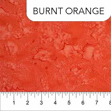 Banyan Shadows Batik Burnt Orange Banyan Batiks Northcott Cotton Fabric NC-81300-32