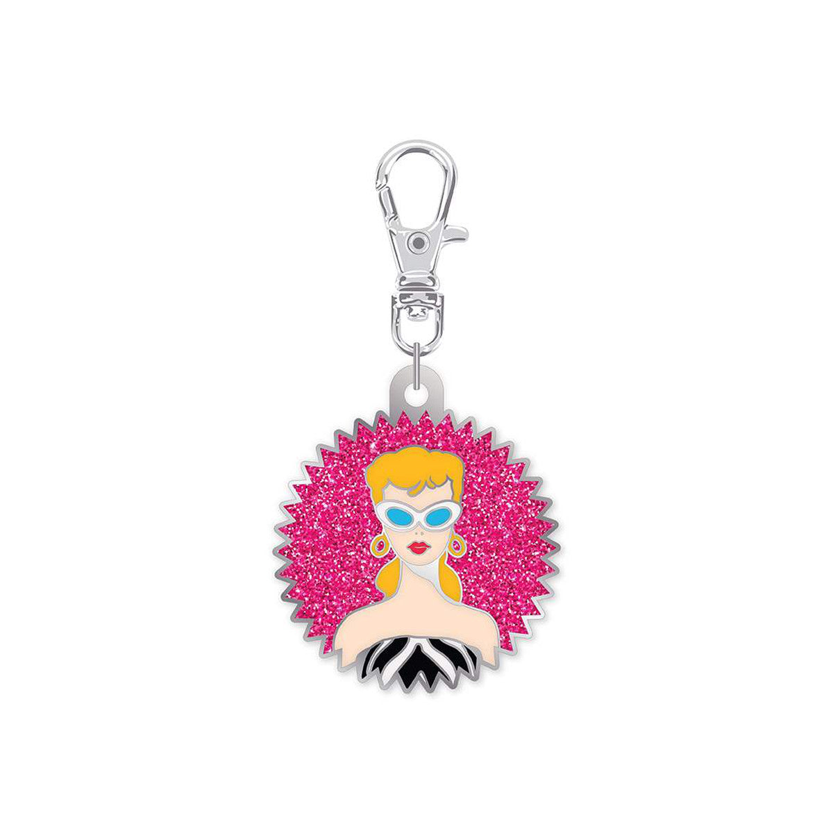 Barbie World Mattel Original Barbie Zipper Pull 1.5x1" Riley Blake