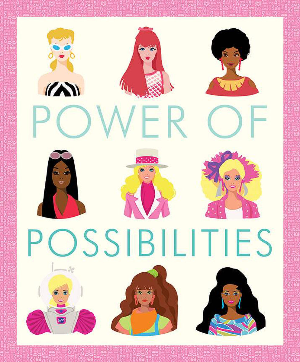 Barbie World Mattel Power of Possibilities Panel 36" Riley Blake Cotton Fabric