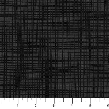 Basically Black and White Woven Check Black on Black Patrick Lose Northcott Cotton Fabric NC-PL-10728-99