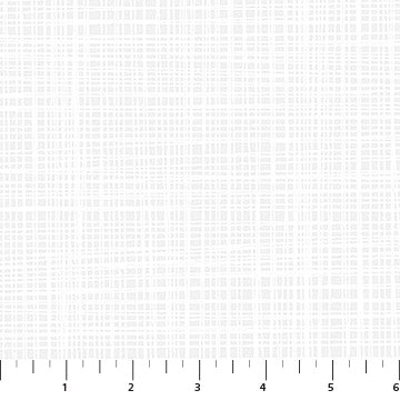 Basically Black and White Woven Check White on White Patrick Lose Northcott Cotton Fabric NC-PL-10728-10