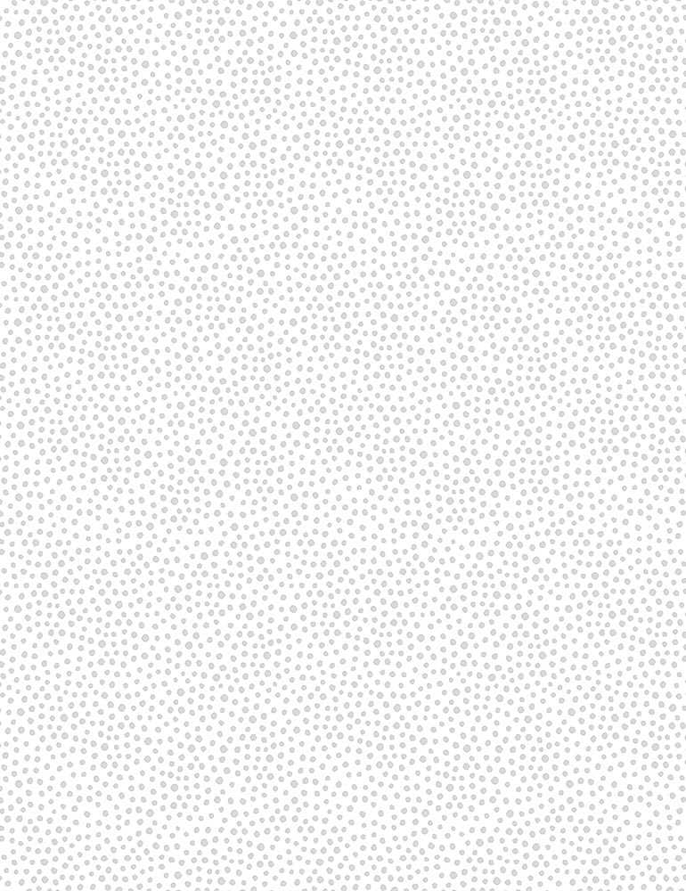 Basics Whiteout Clustered Dots White Timeless Treasures Cotton Fabric TT-HUE-C8187-WHITE