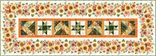 Baskets of Autumn Blessings Autumn Blooms Table Runner FREE Project Fabri Requirements Art Loft Studio E