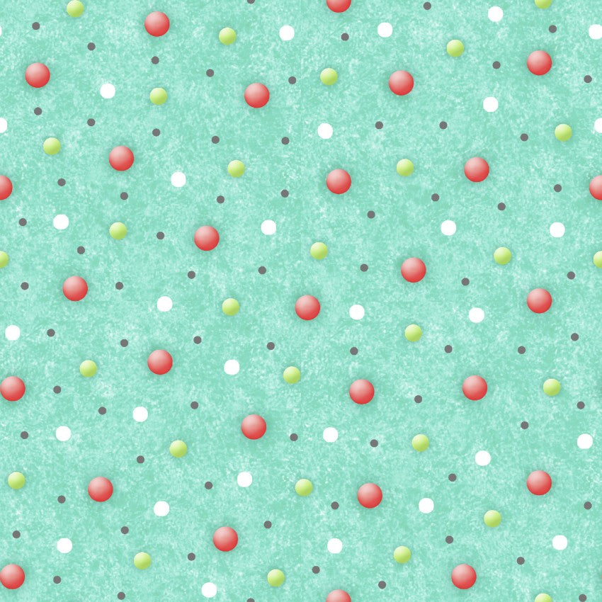 Bazooples Campout Tossed Dots Springs Creative Cotton Fabric