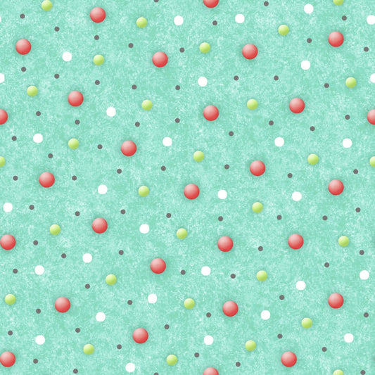 Bazooples Campout Tossed Dots Springs Creative Cotton Fabric