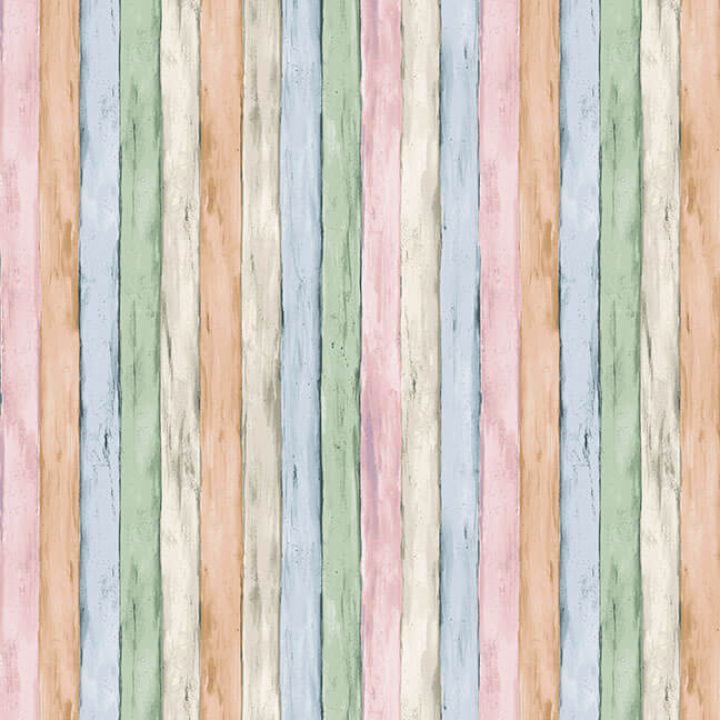 Beach Bound Pastel Stripe Multi Barb Tourtillotte Henry Glass Cotton Fabric