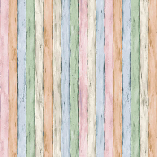 Beach Bound Pastel Stripe Multi Barb Tourtillotte Henry Glass Cotton Fabric