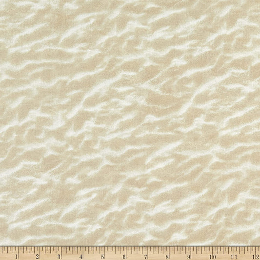 Beach Comber Sand Dunes Natural Beige Timesless Treasures Cotton Fabric