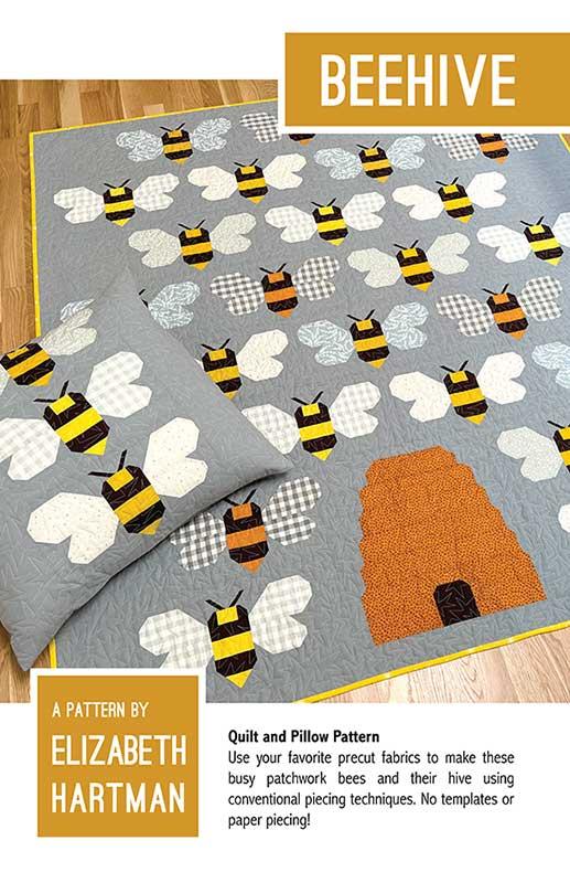 Beehive Quilt and Pillow Pattern Elizabeth Hartman