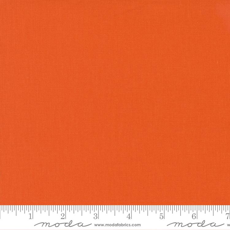 Bella Solid Clementine Orange Moda Cotton Fabric