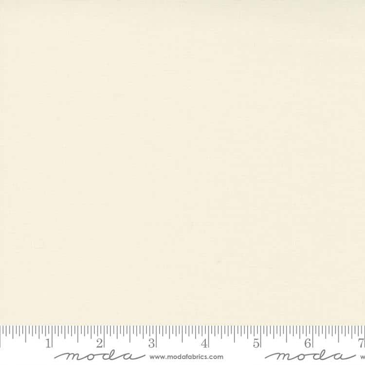 Bella Solid Ivory Moda Cotton Fabric