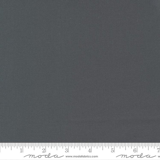 Bella Solid Lead Grey Moda Cotton Fabric