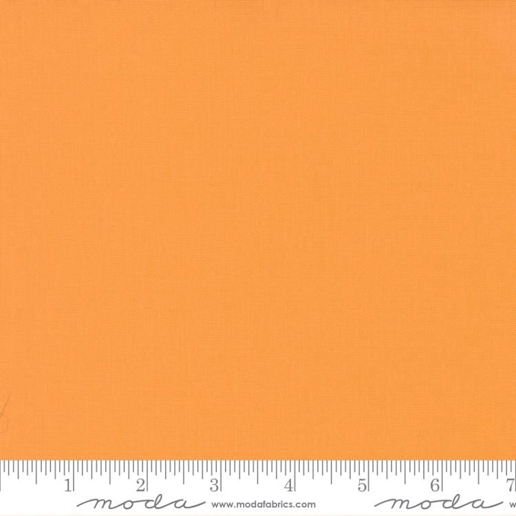 Bella Solids Amelia Apricot Orange Moda Cotton Fabric