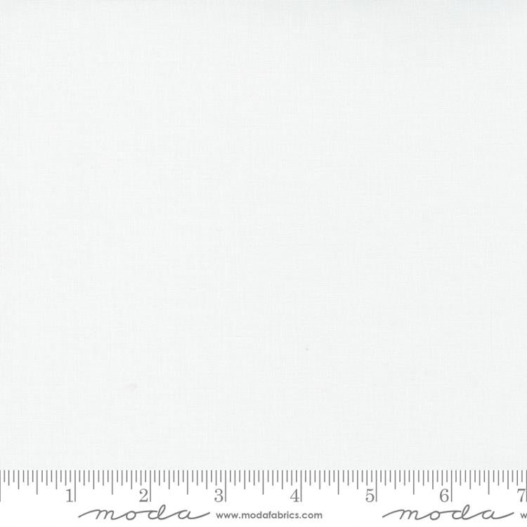 Bella Solids Bleached White Moda Cotton Fabric